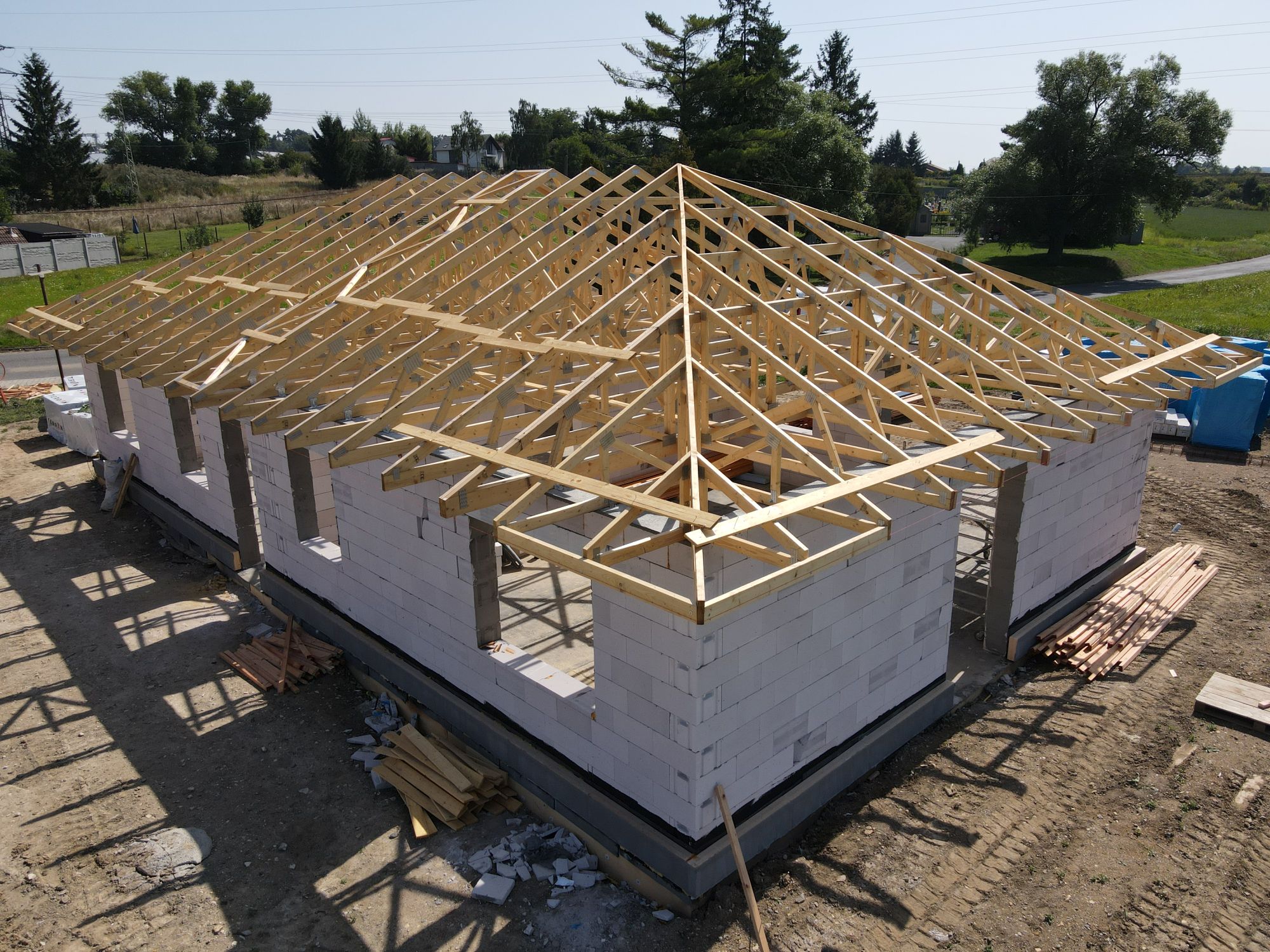 Výroba a montáž vazníků K-DAST